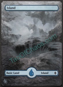 Altered Magic Card - Basic Land, Island