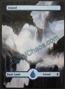 Altered Magic Card - Basic Land, Island