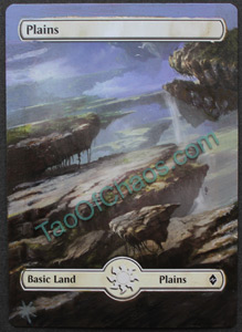 Altered Magic Card - Basic Land, Plains