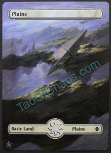 Altered Magic Card - Basic Land, Plains