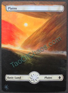 Altered Magic Card - Basic Land, Plains